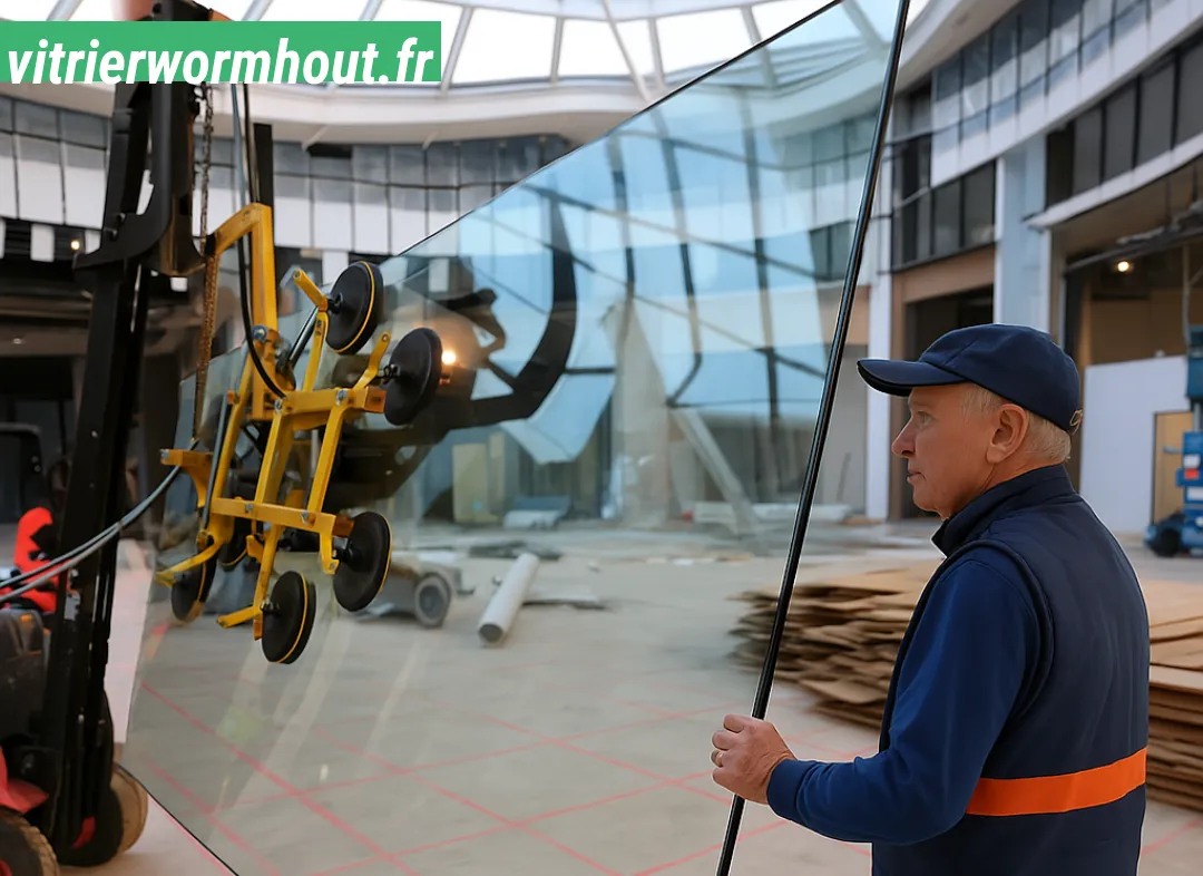 Remplacement de vitrine magasin Wormhout